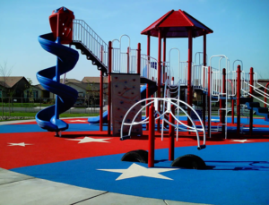 poured in place rubber playground